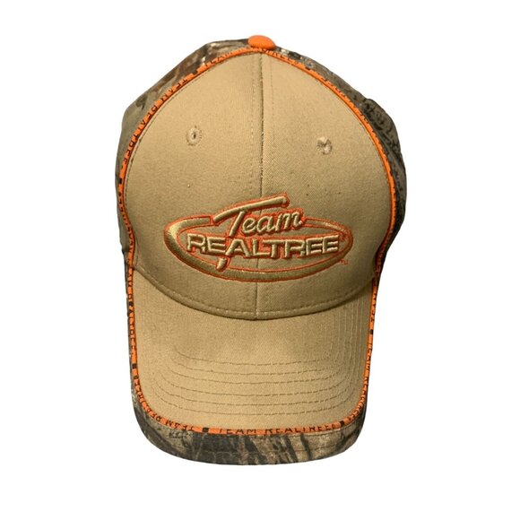 Signature Real Tree Mens Size One Size Cap Hat Camo Tan Adjustable - Picture 2 of 6